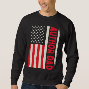 Patriotic Book Writer Writing Publisher Blogger Au Sweatshirt