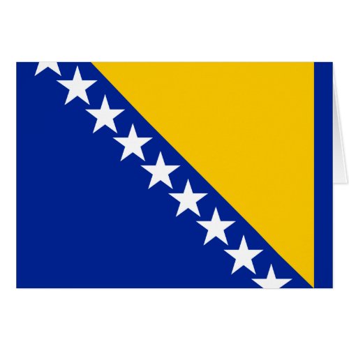 Patriotic Bosnia Herzegovina Flag