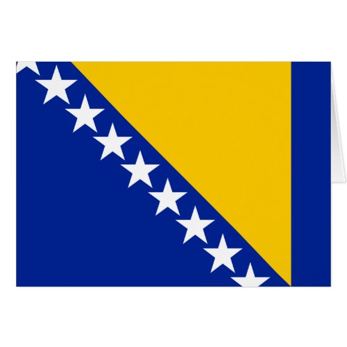 Patriotic Bosnia Herzegovina Flag