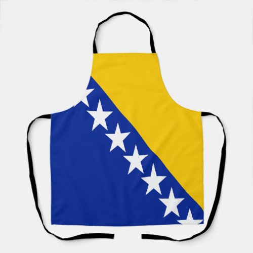 Patriotic Bosnia Herzegovina Flag Apron