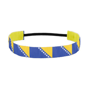 Patriotic Bosnia Herzegovina Flag Athletic Headban Headband