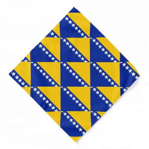 Patriotic Bosnia Herzegovina Flag Bandana