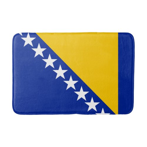 Patriotic Bosnia Herzegovina Flag Bath Mat