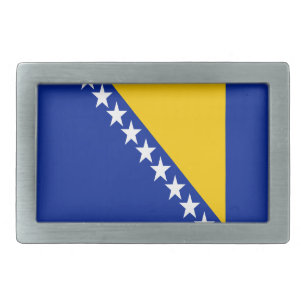 Patriotic Bosnia Herzegovina Flag Belt Buckle