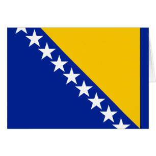 Patriotic Bosnia Herzegovina Flag Cards