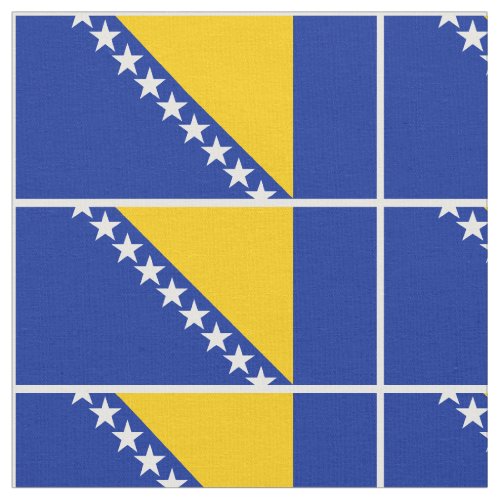 Patriotic Bosnia Herzegovina Flag Fabric