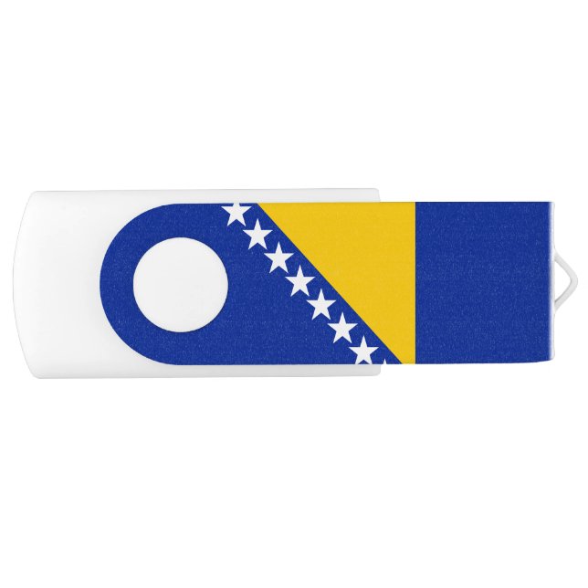 Patriotic Bosnia Herzegovina Flag Flash Drive (Front)