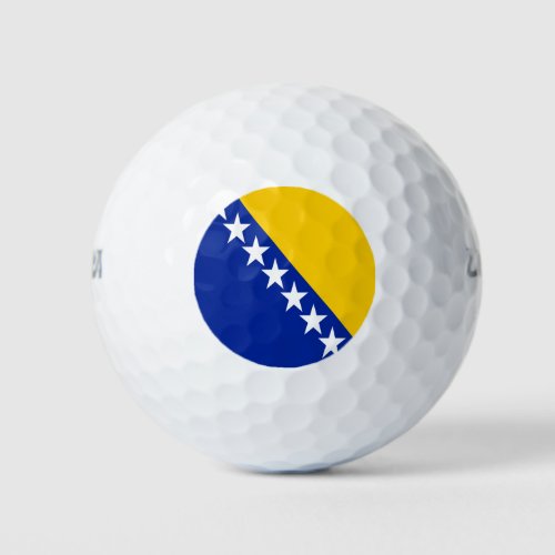 Patriotic Bosnia Herzegovina Flag Golf Balls