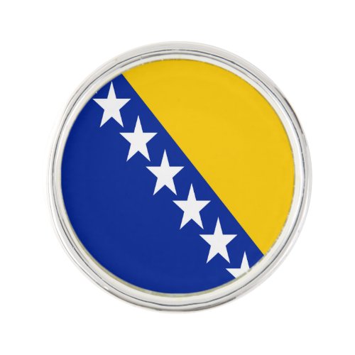Patriotic Bosnia Herzegovina Flag Lapel Pin