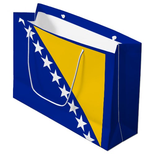 Patriotic Bosnia Herzegovina Flag Large Gift Bag