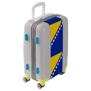Patriotic Bosnia Herzegovina Flag Luggage