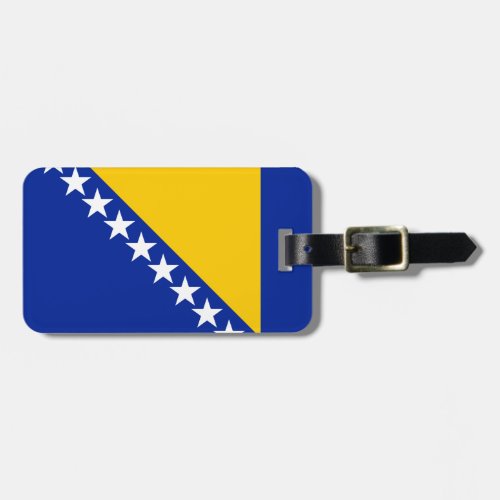 Patriotic Bosnia Herzegovina Flag Luggage Tag
