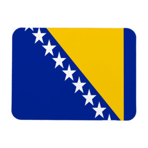 Patriotic Bosnia Herzegovina Flag Magnet