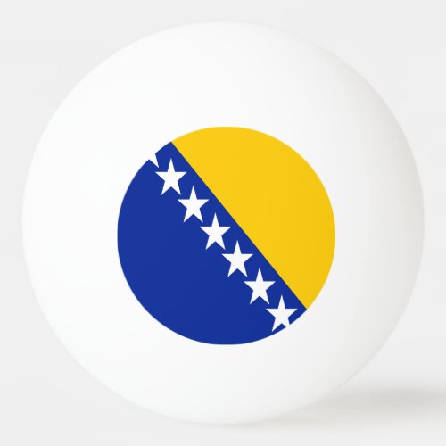 Patriotic Bosnia Herzegovina Flag Ping Pong Ball