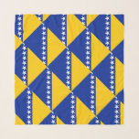 Patriotic Bosnia Herzegovina Flag Scarf<br><div class="desc">The national flag of Bosnia and Herzegovina.</div>