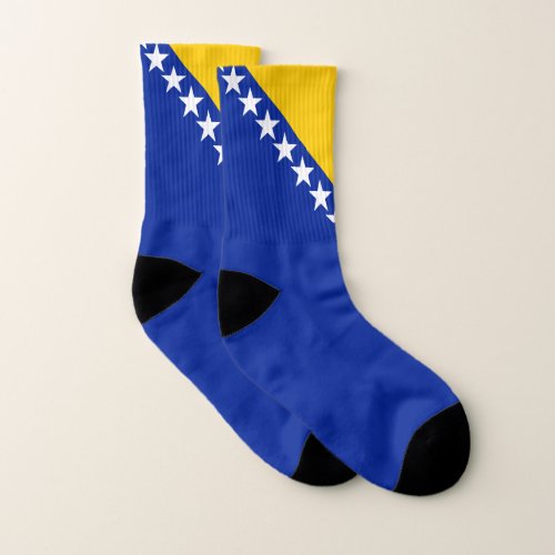 Patriotic Bosnia Herzegovina Flag Socks