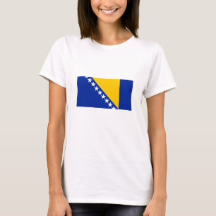 Patriotic Bosnia Herzegovina Flag T-Shirt
