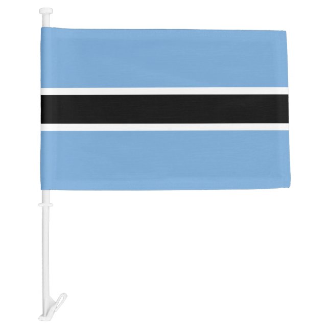 Patriotic Botswana Car Flag (Front)