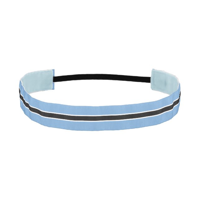 Patriotic Botswana Flag Athletic Headband (Front)