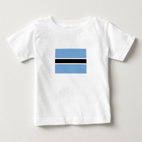 Patriotic Botswana Flag Baby T_Shirt