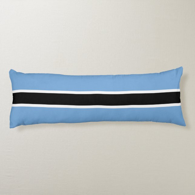 Patriotic Botswana Flag Body Pillow (Back)
