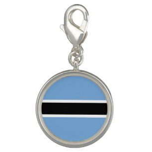 Patriotic Botswana Flag Charm