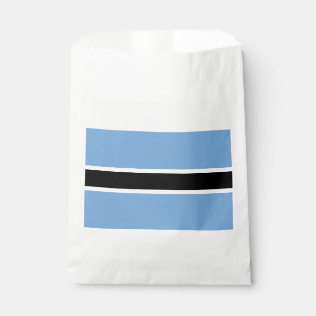 Patriotic Botswana Flag Favor Bag (Front)