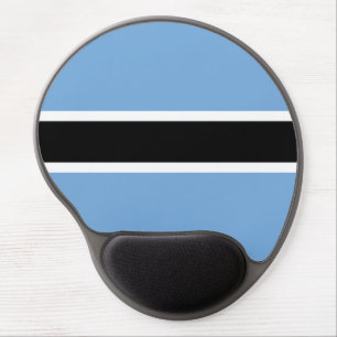Patriotic Botswana Flag Gel Mouse Pad