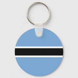 Patriotic Botswana Flag Keychain