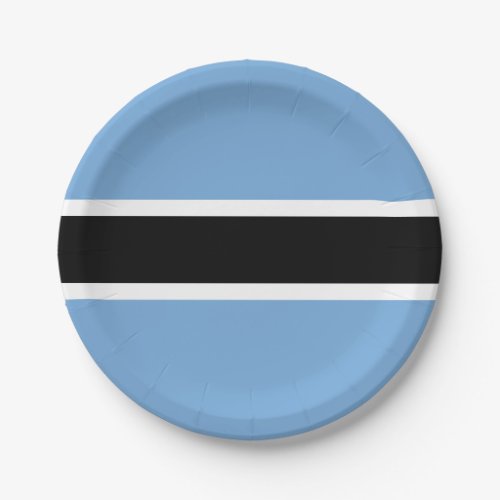 Patriotic Botswana Flag Paper Plates