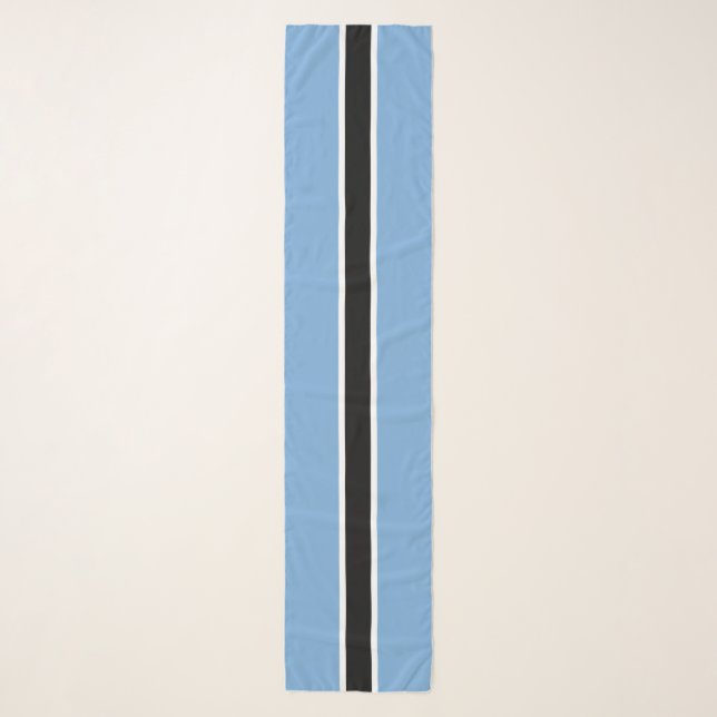 Patriotic Botswana Flag Scarf (Front)