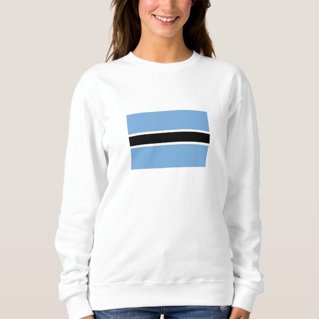 Patriotic Botswana Flag Sweatshirt (Front)