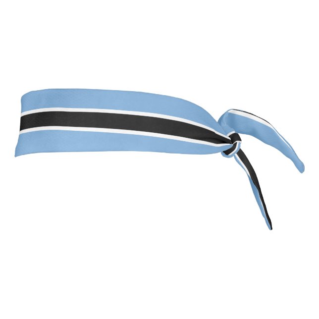 Patriotic Botswana Flag Tie Headband (Rotate 90)