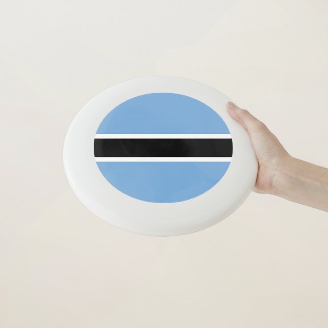 Patriotic Botswana Flag Wham-O Frisbee (In Hand)