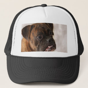 Patriotic Boxer Dog cap