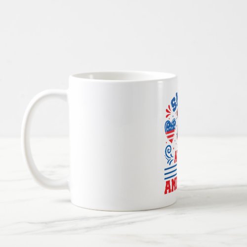 Patriotic Boxer Dog for 4th Of July Coffee Mug