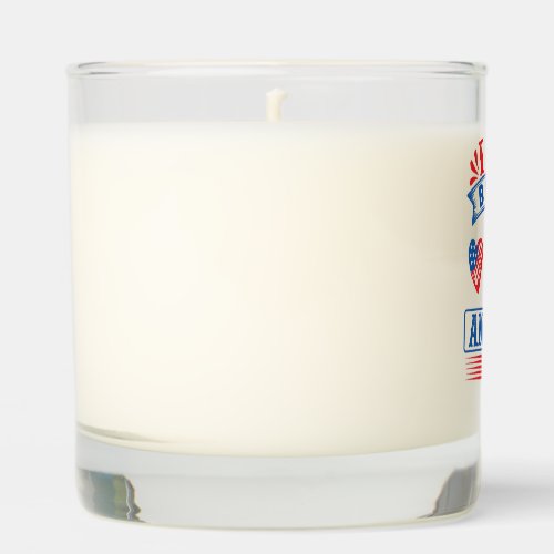 Patriotic Boxer Dog Scented Candle