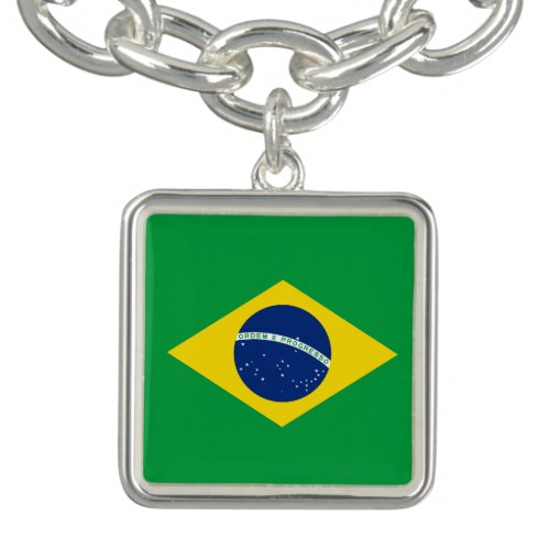 Patriotic Brazil Flag Bracelet