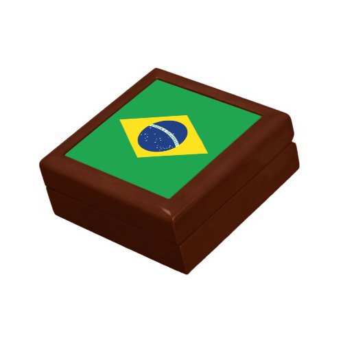 Patriotic Brazil Flag Gift Box