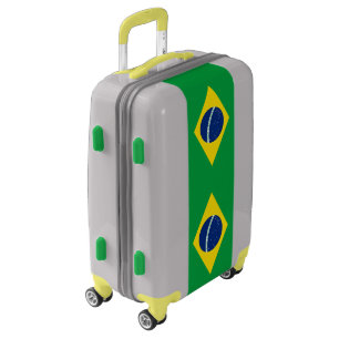 Patriotic Brazil Flag Luggage