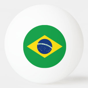 Patriotic Brazil Flag Ping Pong Ball