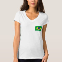 Patriotic Brazil Flag T-Shirt