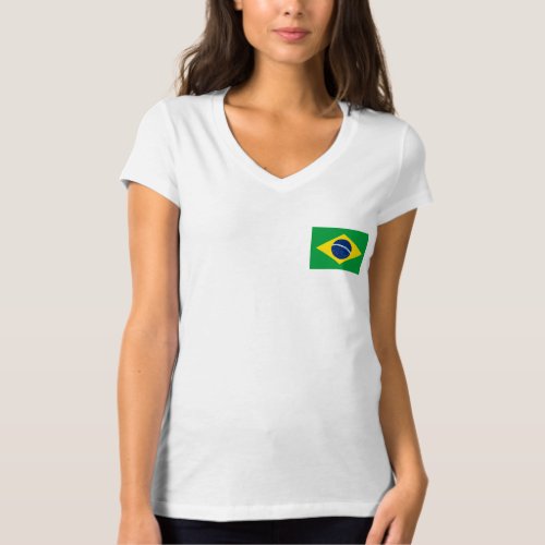Patriotic Brazil Flag T_Shirt