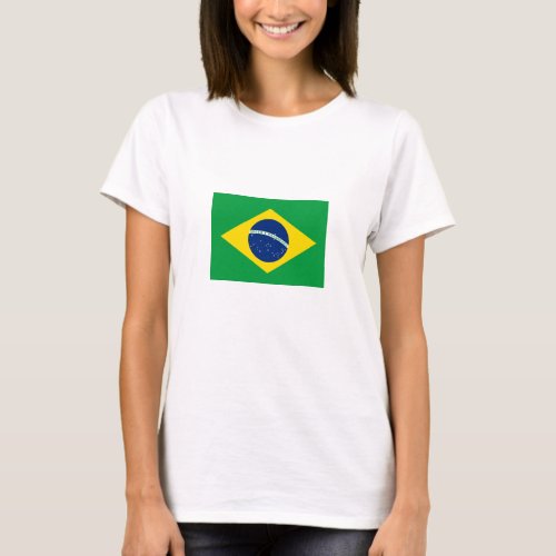 Patriotic Brazil Flag T_Shirt