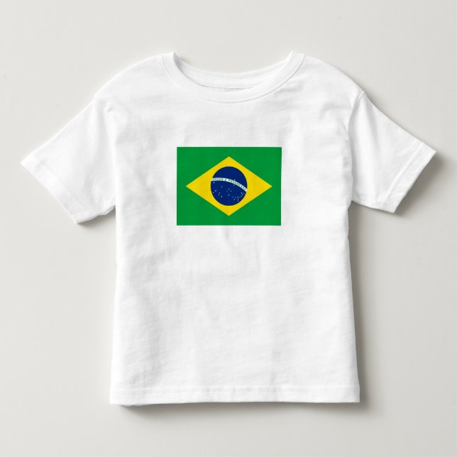 Patriotic Brazil Flag Toddler T-shirt (Front)