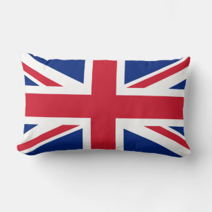 Patriotic British Union Jack Flag Lumbar Cushion
