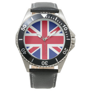 Patriotic British Union Jack Flag Watch
