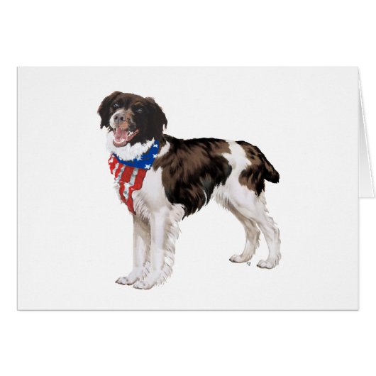 Patriotic Brittany Cards (Front Horizontal)