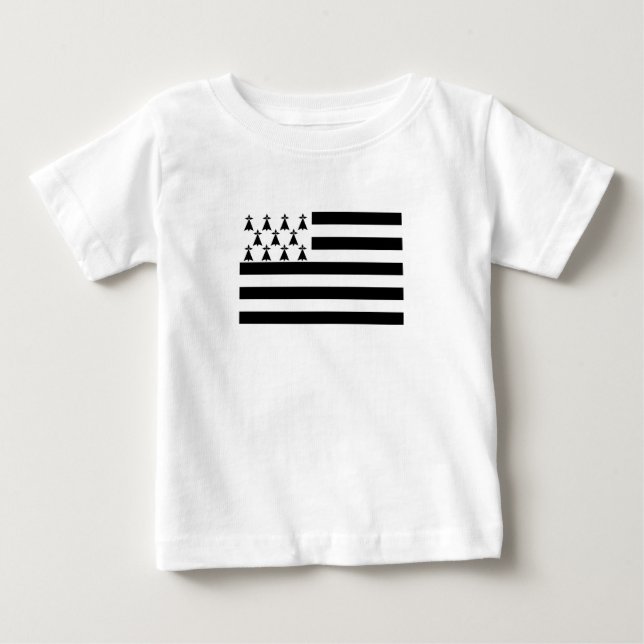 Patriotic Brittany Flag Baby T-Shirt (Front)