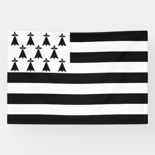 Patriotic Brittany Flag Banner